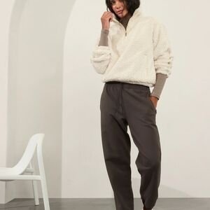 Athleta Cream Sherpa Jacket